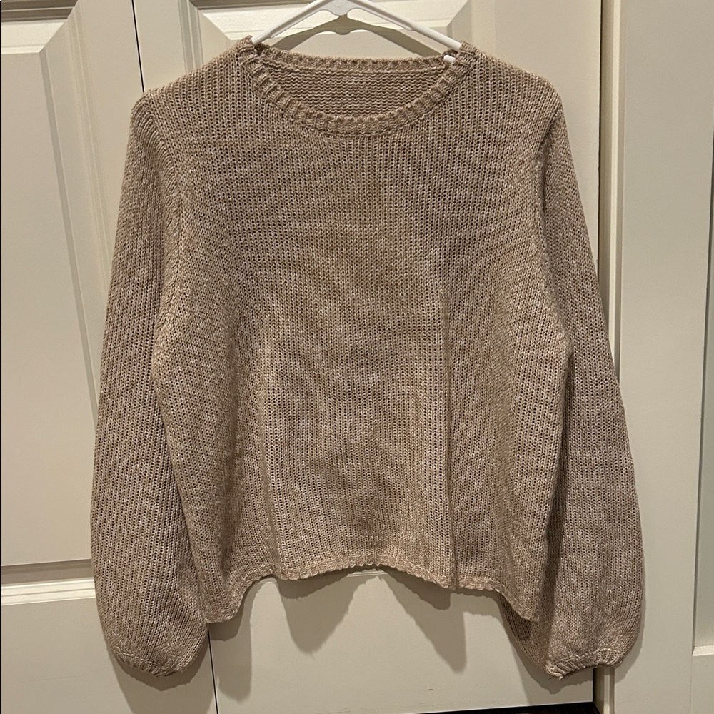 Cozy Tan Sweater